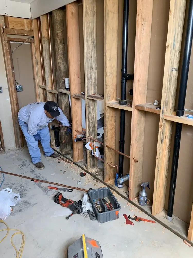 Commercial rough-in plumbing for Trenchless Sewer Repair in Oak Knoll